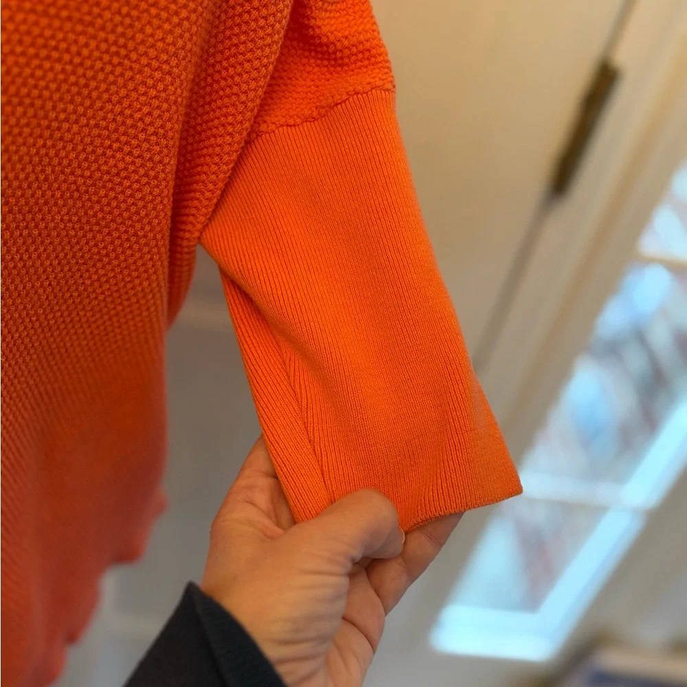 Banana Republic peachy orange sweater size S Women’s - Picture 3 of 11